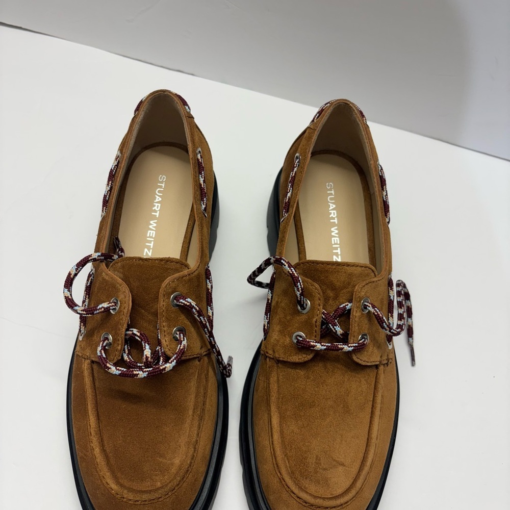 Stuart Weitzman Tan Suede Men's Loafers